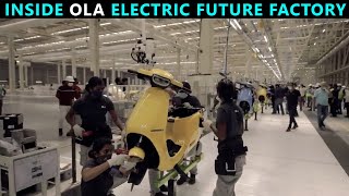 Inside Ola Electric Future Factory Tour  S1 Electric Scooter [upl. by Endys]