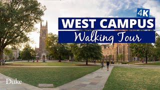 4K Duke West Campus Walking Tour [upl. by Marchak797]