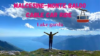 FUNIVIA MALCESINE  MONTE BALDO 2021  Cable car  Lake Garda  Lago di Garda  Italy  Vlog Part 3 [upl. by Freya424]