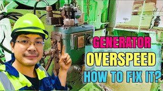 GENERATORs GOVERNOR OVERSPEED ALARM  ETO TROUBLESHOOTING [upl. by Grimbly400]