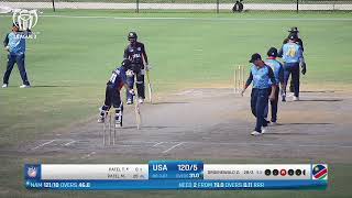 LIVE CRICKET  USA vs Namibia ICC World Cricket League League 2 [upl. by Yrot42]