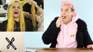 Hairdresser Reacts To Americas Next Top Model Makeovers S22 [upl. by Nylzor347]