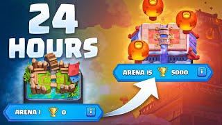 0 to 5000 Trophies AT ONCE In Clash Royale [upl. by Sosthena99]