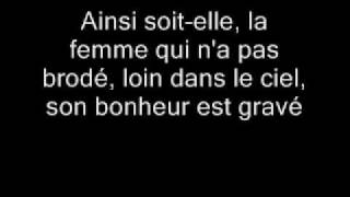 Manau  la sorcière  paroles [upl. by Asilanom]