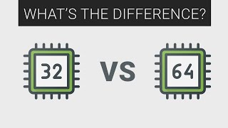 32bit vs 64bit CPU  Explained [upl. by Giles]