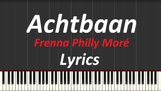 Achtbaan Frenna met Lyrics Karaoke Piano tutorial Synthesia [upl. by Cirdek]