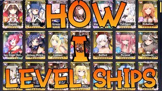 Azur Lane Ship Leveling Guide  How to get your ships to 120 [upl. by Shue]