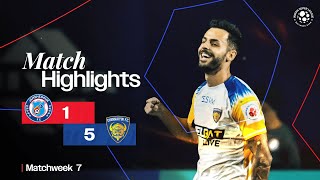 Match Highlights  Jamshedpur FC 15 Chennaiyin FC  MW 7  ISL 202425 [upl. by Cobbie]