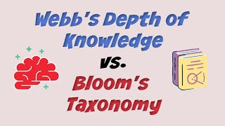 Blooms Taxonomy vs Webbs Depth of Knowledge [upl. by Mandel]