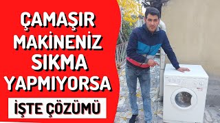 Çamaşır Makinesi Sıkma Yapmıyor İse Ne Yapılır  Tamir Et [upl. by Irodim243]