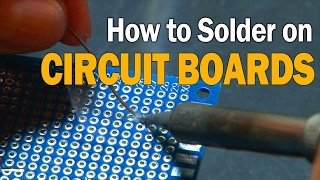 How to Solder on Circuit Boards [upl. by Boarer]