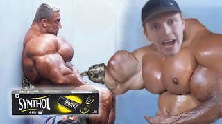 Fake Synthol Muscle Man Fights Real MMA Fighter His Arm Leaks [upl. by Luhem403]