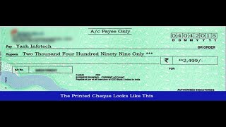 How to install Cheque Printing Software Cheque Maker [upl. by Brag]