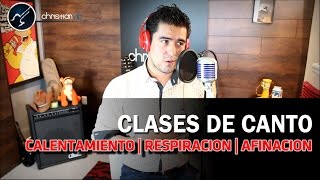 CLASES DE CANTO  Calentamiento Afinación Respiración  Curso de Canto COMPLETO [upl. by Celin]