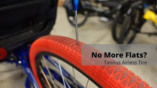 No More Flats Tannus Airless Tire Review [upl. by Wallas875]