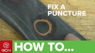 How To Fix A Bike Puncture  Repairing An Inner Tube [upl. by Tera761]