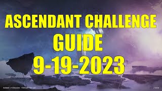 Destiny 2  Ascendant Challenge Guide and Location 9192023 [upl. by Allare]