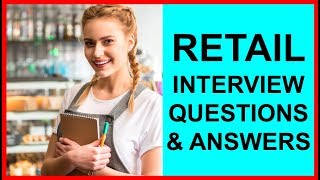 7 RETAIL INTERVIEW Questions and Answers PASS GUARANTEED [upl. by Nakashima]