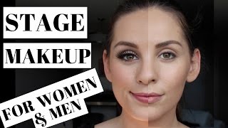 Basic Stage Makeup for Men AND Women [upl. by Janeen]