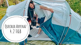 Quechua Arpenaz 42 FampB Unboxing i pierwsze wrazenia [upl. by Naerda651]