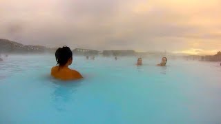 Blue Lagoon in Iceland  Natural Hot Spring and Spa [upl. by Laktasic]