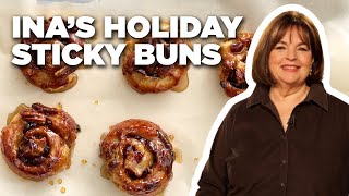 Ina Gartens Holiday Sticky Buns  Barefoot Contessa  Food Network [upl. by Schoening206]