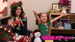 Shes Brielleiant Brielle Spreads Holiday Cheer at Ellen [upl. by Nisaj]