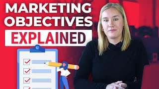 Marketing Objectives Explained  10 Examples [upl. by Nylqcaj395]