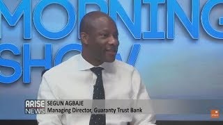 MD GTBank Segun Agbaje on the Morning Show on Arise TV [upl. by Vinnie280]