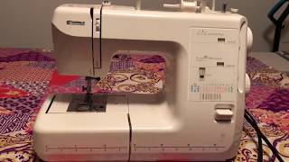 Decorative Stitch Tutorial for Kenmore 385 Series Sewing Machine [upl. by Memberg]