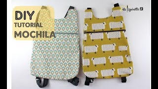 DIY Tutorial Mochila Básica 1 con PATRONES GRATIS [upl. by Schaffer]