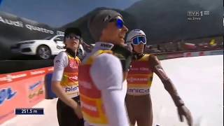 Kamil Stoch 2515m PLANICA Rekord Polski [upl. by Mullen]