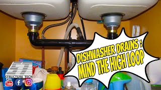 Dishwasher drains mind the high loop [upl. by Vitoria]