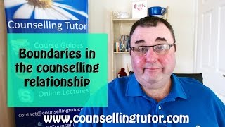 Boundaries in The Counselling Relationship [upl. by Haze208]