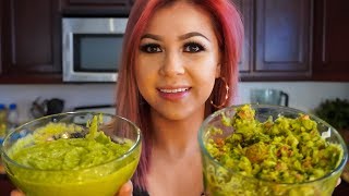 How to Make GUACAMOLE and AVOCADO SALSA [upl. by Llessur]