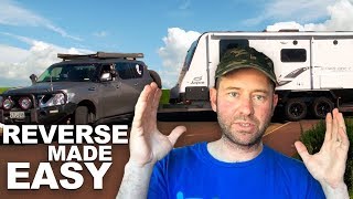 How to Guide to Reversing a Caravan RV [upl. by Ssalguod]