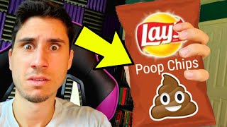 I Ate The Most DISGUSTING CHIPS In The World [upl. by Adyaj]