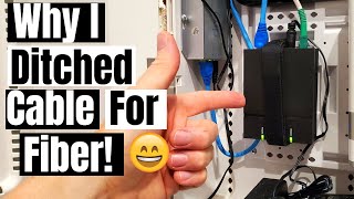 HOME FIBER OPTIC INTERNET INSTALLATION  HOW TO [upl. by Philo927]