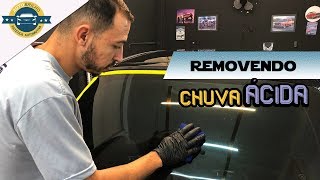 Como remover marcas de chuva ácida dos vidros [upl. by Ilil]