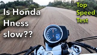 Is Honda Hness CB350 DLX PRO slow  Top speed of Honda Hness CB350 [upl. by Eaned222]