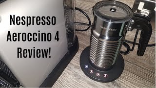 Nespresso Aeroccino 4 Milk Frother Review  Worth upgrading from the Aeroccino 3 [upl. by Lukasz629]