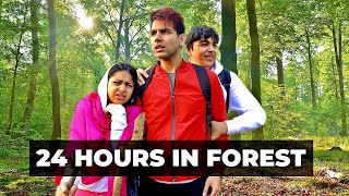 LIVING IN FOREST FOR 24 HOURS  Rimorav Vlogs [upl. by Adhamh]