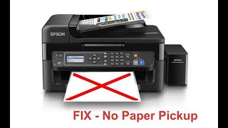 FIX Epson Printer MisfeedPaper Not Getting Picked Up [upl. by Burgener]