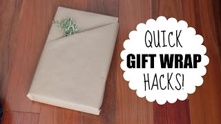 Quick Gift Wrap Hacks [upl. by Hcirdla30]