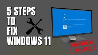 5 Steps To FIX Windows 11 [upl. by Anwat]