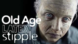 Old Age Latex Stipple Makeup Tutorial [upl. by Wrench]