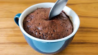 Chocolate Mug Cake in 1 Minute [upl. by Ainelec]