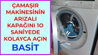 Çamaşır Makinesinin Açılmayan Kapağını Açmanın En Kolay Yöntemi [upl. by Lipscomb672]