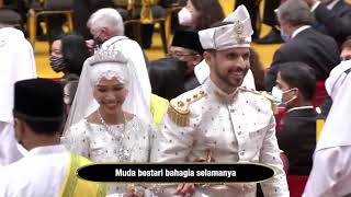 Lagu Istiadat Perkahwinan Diraja 1443H  2022M  Muda Bestari Mempelai Diraja [upl. by Stieglitz]