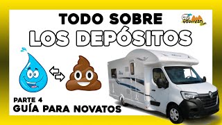 VOYenVAN  💩¿Cómo se VACÍAN las AGUAS GRISES y NEGRAS GUIA de AUTOCARAVANAS para NOVATOS PARTE 4 [upl. by Derreg]